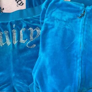 juicy couture blue tracksuit